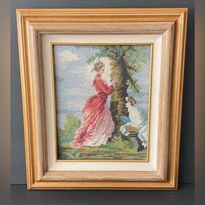 Vintage Handmade Needlepoint